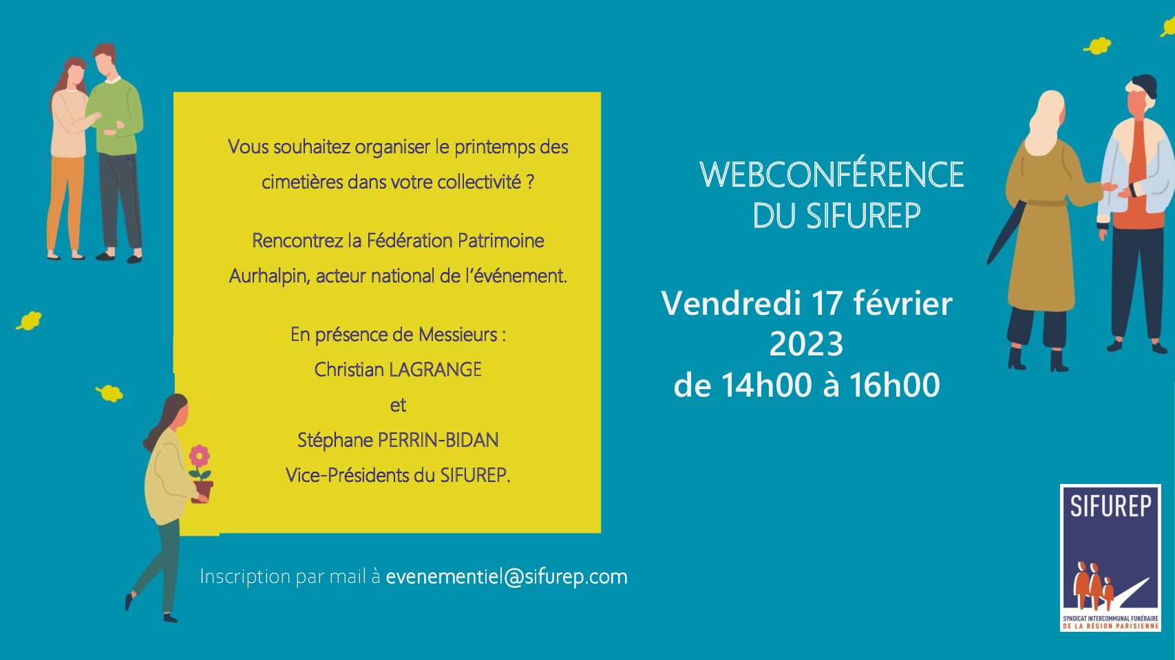 Webconférence du 17 février : Printemps des cimetières 2023